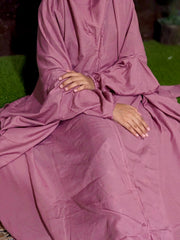 NAMAZ CHADDAR WITH SLEEVES N NIQAB - HIBISCUS MULTI-COLORS AND DESIGNS LARG