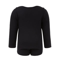 Black Onesie with Green Elements