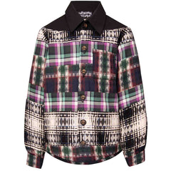 Mixed Tartan Plaid Shirt